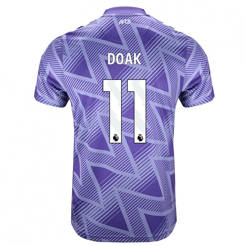 Danxen Herren Ben Gannon-Doak #11 Blassesviolett Rot Weiß Auswärtstrikot Trikot 2026/27 T-Shirt Österreich
