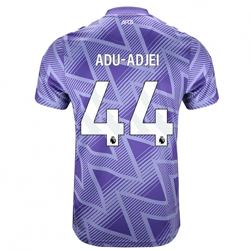 Danxen Herren Daniel Adu-Adjei #44 Blassesviolett Rot Weiß Auswärtstrikot Trikot 2026/27 T-Shirt Österreich