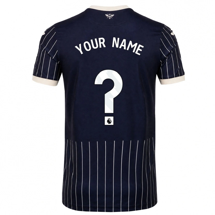 Danxen Herren Ihren Namen #0 Schwarz Weiß Auswärtstrikot Trikot 2026/27 T-Shirt Österreich