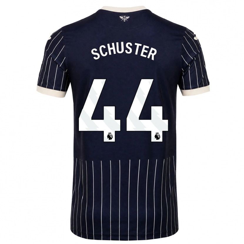 Danxen Herren Jannik Schuster #44 Schwarz Weiß Auswärtstrikot Trikot 2026/27 T-Shirt Österreich