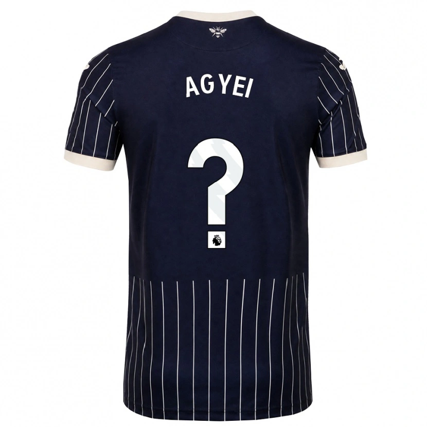 Danxen Herren Kai Agyei #0 Schwarz Weiß Auswärtstrikot Trikot 2026/27 T-Shirt Österreich