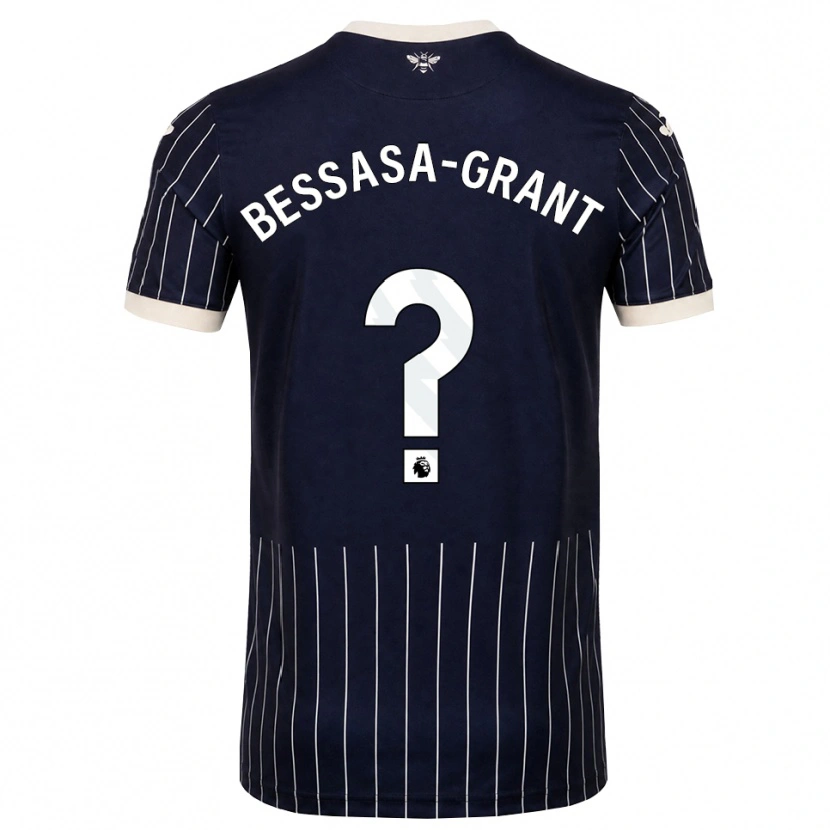 Danxen Herren Mekhai Bessasa-Grant #0 Schwarz Weiß Auswärtstrikot Trikot 2026/27 T-Shirt Österreich