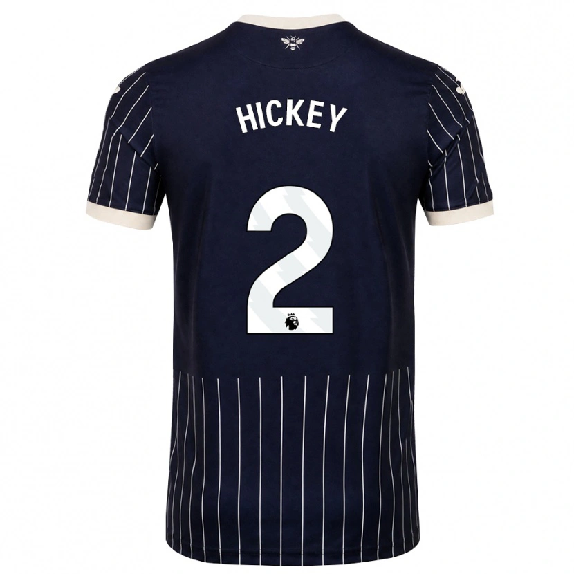 Danxen Herren Aaron Hickey #2 Schwarz Weiß Auswärtstrikot Trikot 2026/27 T-Shirt Österreich