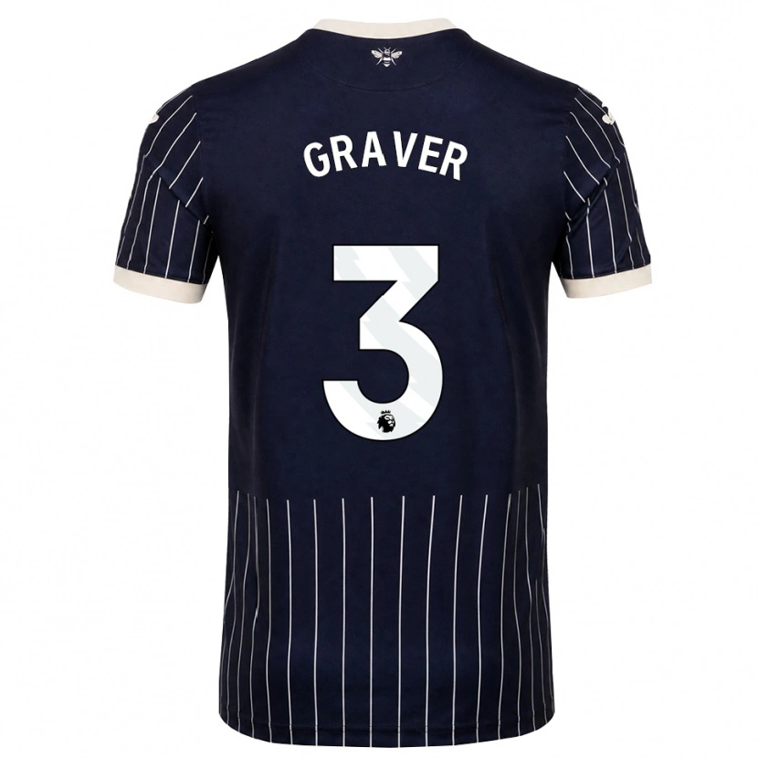 Danxen Herren Regan Graver #3 Schwarz Weiß Auswärtstrikot Trikot 2026/27 T-Shirt Österreich