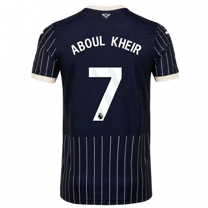 Danxen Herren Nour Aboul Kheir #7 Schwarz Weiß Auswärtstrikot Trikot 2026/27 T-Shirt Österreich