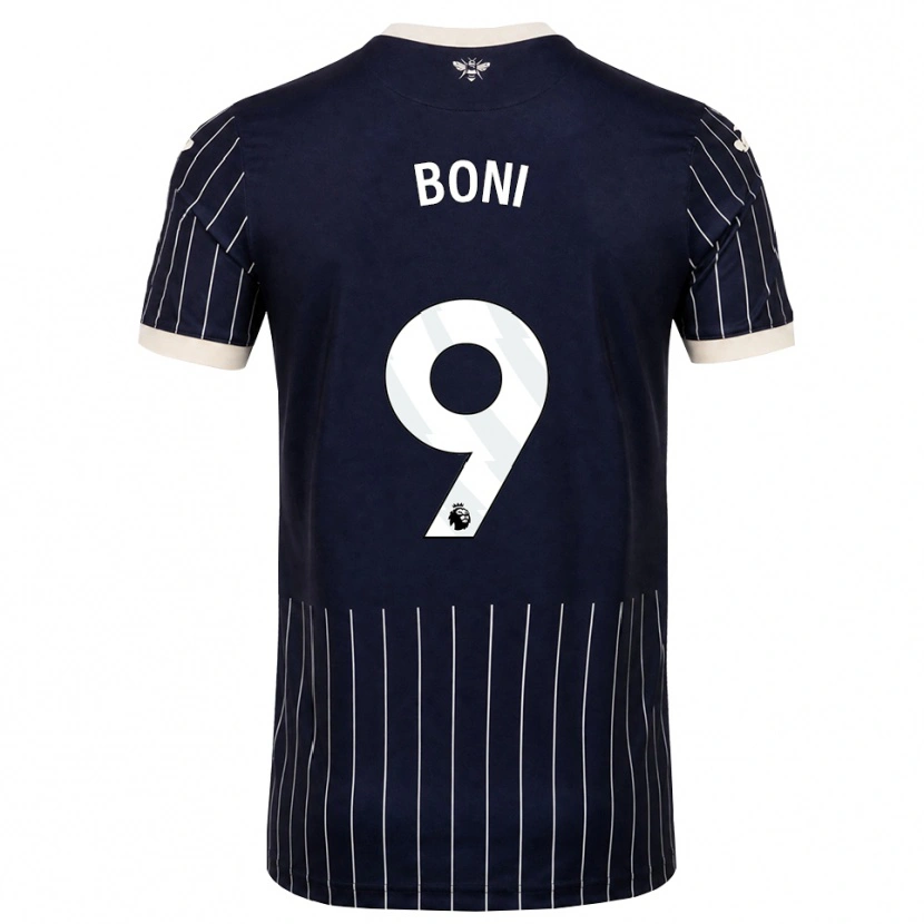 Danxen Herren Michel Boni #9 Schwarz Weiß Auswärtstrikot Trikot 2026/27 T-Shirt Österreich