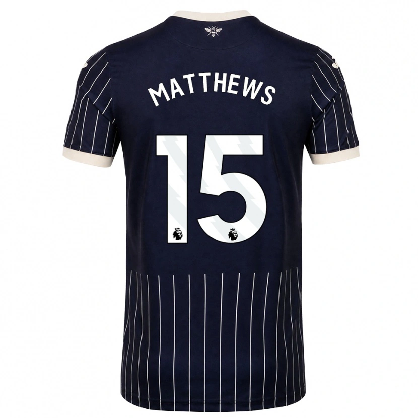 Danxen Herren Kirsty Matthews #15 Schwarz Weiß Auswärtstrikot Trikot 2026/27 T-Shirt Österreich