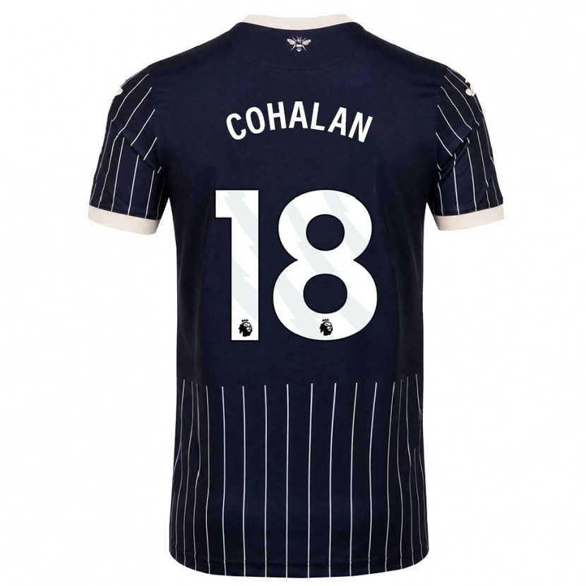 Danxen Herren Chris Cohalan #18 Schwarz Weiß Auswärtstrikot Trikot 2026/27 T-Shirt Österreich