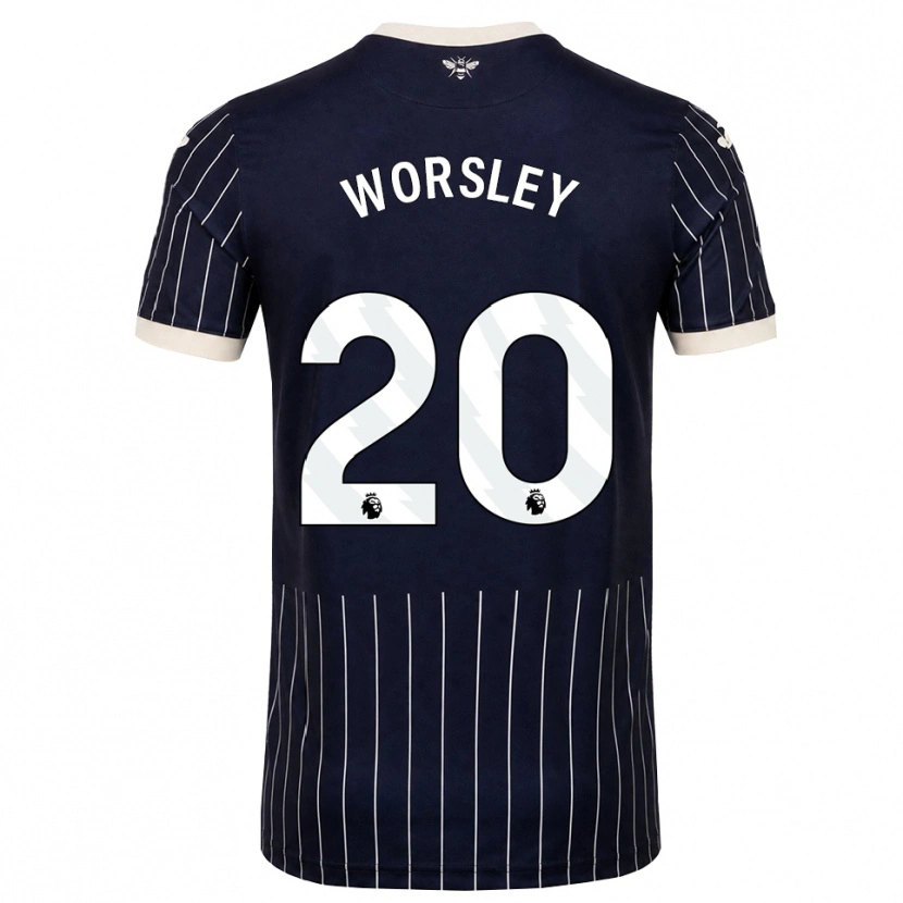 Danxen Herren Freya Worsley #20 Schwarz Weiß Auswärtstrikot Trikot 2026/27 T-Shirt Österreich