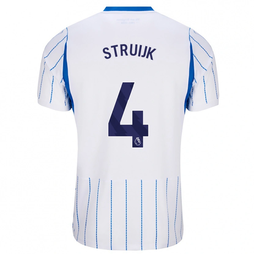 Danxen Herren Pascal Struijk #4 Himmelblau Weiß Auswärtstrikot Trikot 2026/27 T-Shirt Österreich