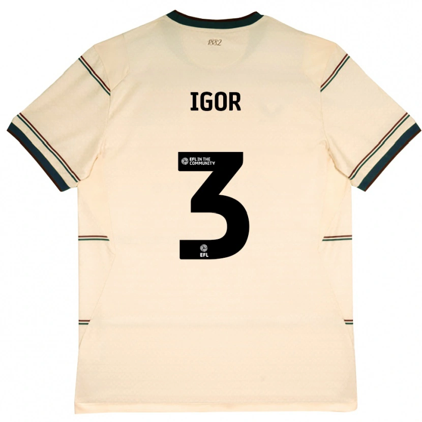 Danxen Herren Igor Julio #3 Beige Burgund Auswärtstrikot Trikot 2026/27 T-Shirt Österreich