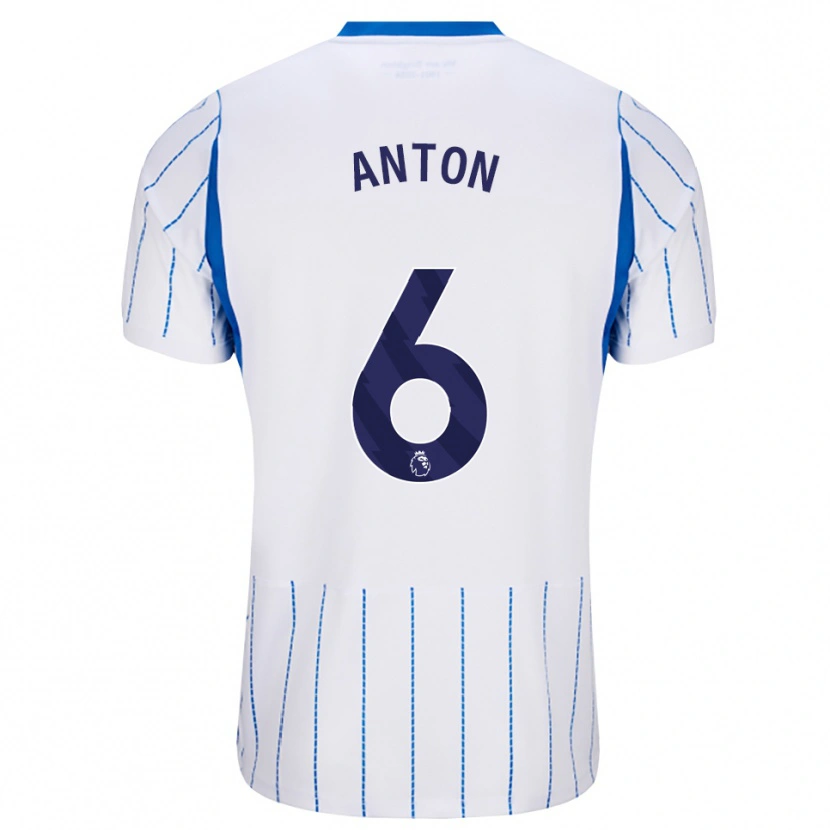 Danxen Herren Anton Palmer #6 Himmelblau Weiß Auswärtstrikot Trikot 2026/27 T-Shirt Österreich