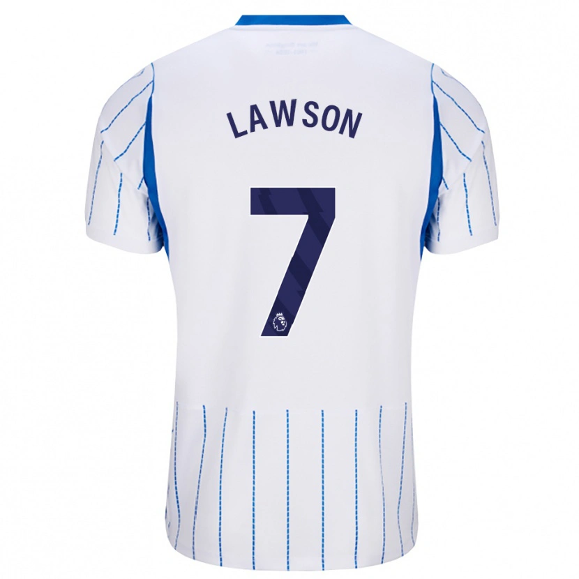 Danxen Herren Zebedee Lawson #7 Himmelblau Weiß Auswärtstrikot Trikot 2026/27 T-Shirt Österreich