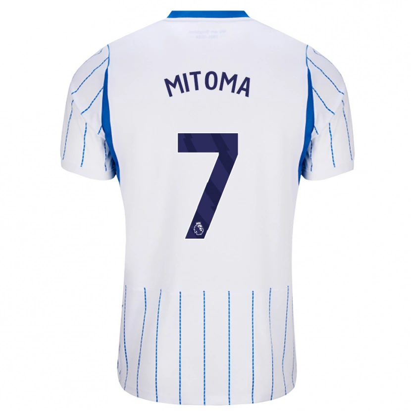 Danxen Herren Kaoru Mitoma #7 Himmelblau Weiß Auswärtstrikot Trikot 2026/27 T-Shirt Österreich