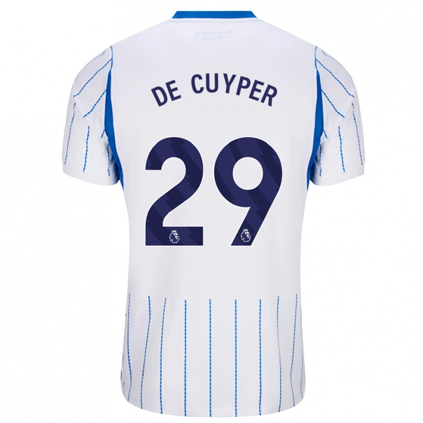 Danxen Herren Maxim De Cuyper #29 Himmelblau Weiß Auswärtstrikot Trikot 2026/27 T-Shirt Österreich