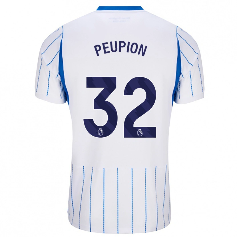 Danxen Herren Cameron Peupion #32 Himmelblau Weiß Auswärtstrikot Trikot 2026/27 T-Shirt Österreich