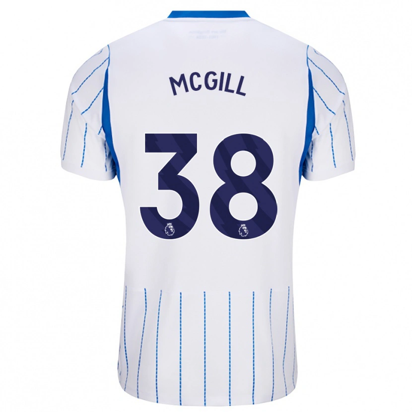 Danxen Herren Tom Mcgill #38 Himmelblau Weiß Auswärtstrikot Trikot 2026/27 T-Shirt Österreich