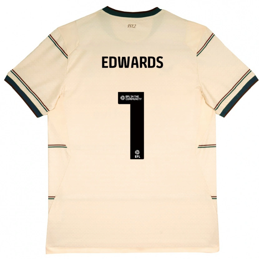 Danxen Herren Connor Edwards #1 Beige Burgund Auswärtstrikot Trikot 2026/27 T-Shirt Österreich