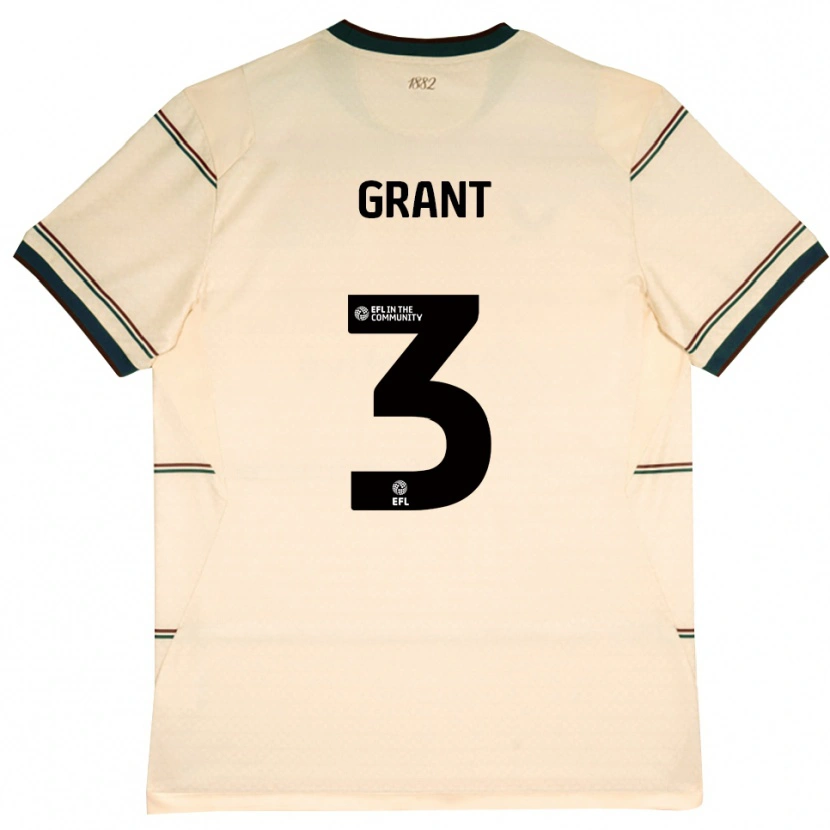 Danxen Herren Bradley Grant #3 Beige Burgund Auswärtstrikot Trikot 2026/27 T-Shirt Österreich