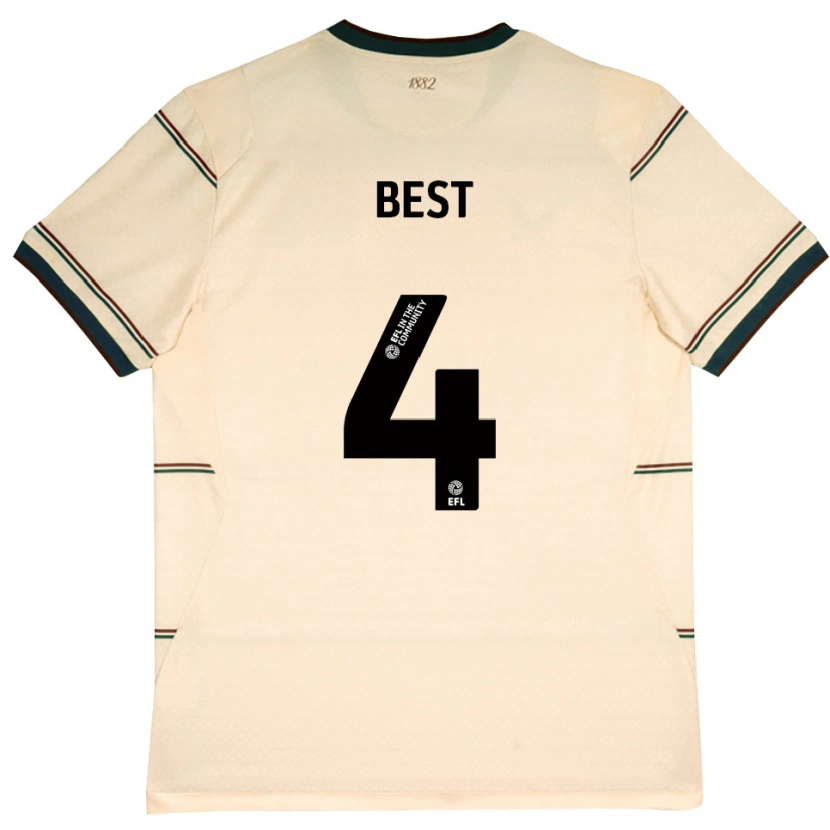 Danxen Herren Freddie Best #4 Beige Burgund Auswärtstrikot Trikot 2026/27 T-Shirt Österreich
