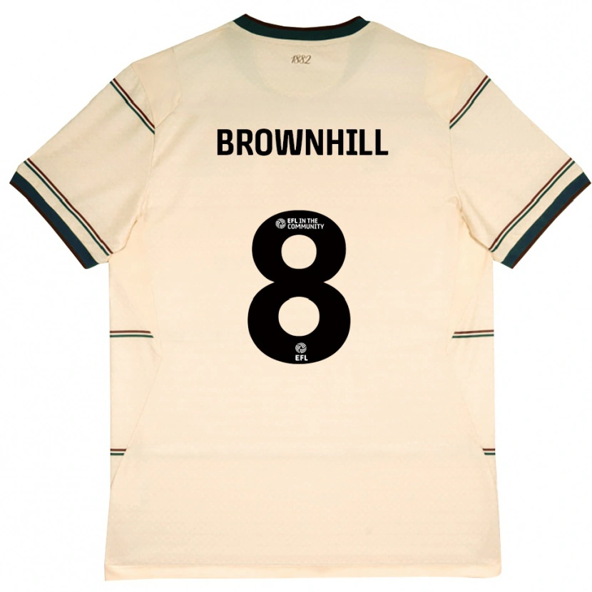 Danxen Herren Josh Brownhill #8 Beige Burgund Auswärtstrikot Trikot 2026/27 T-Shirt Österreich