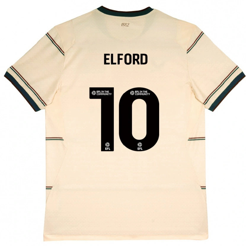Danxen Herren Laura Elford #10 Beige Burgund Auswärtstrikot Trikot 2026/27 T-Shirt Österreich