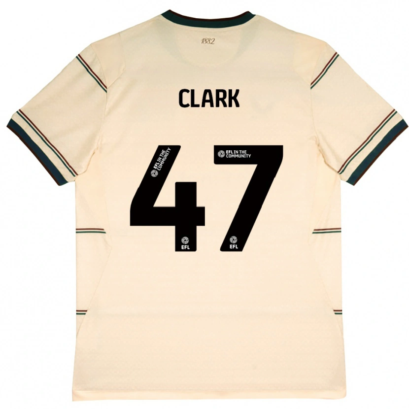 Danxen Herren Ellis Clark #47 Beige Burgund Auswärtstrikot Trikot 2026/27 T-Shirt Österreich