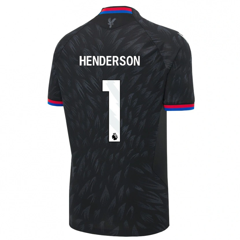 Danxen Herren Dean Henderson #1 Schwarz Blau Rot Auswärtstrikot Trikot 2026/27 T-Shirt Österreich