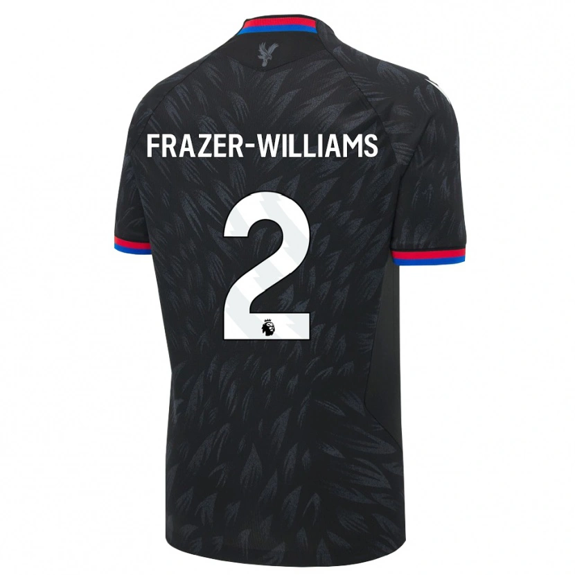 Danxen Herren Khyan Frazer-Williams #2 Schwarz Blau Rot Auswärtstrikot Trikot 2026/27 T-Shirt Österreich