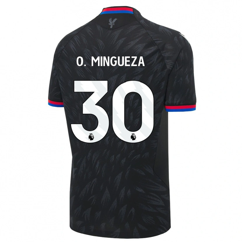 Danxen Herren Óscar Mingueza #30 Schwarz Blau Rot Auswärtstrikot Trikot 2026/27 T-Shirt Österreich