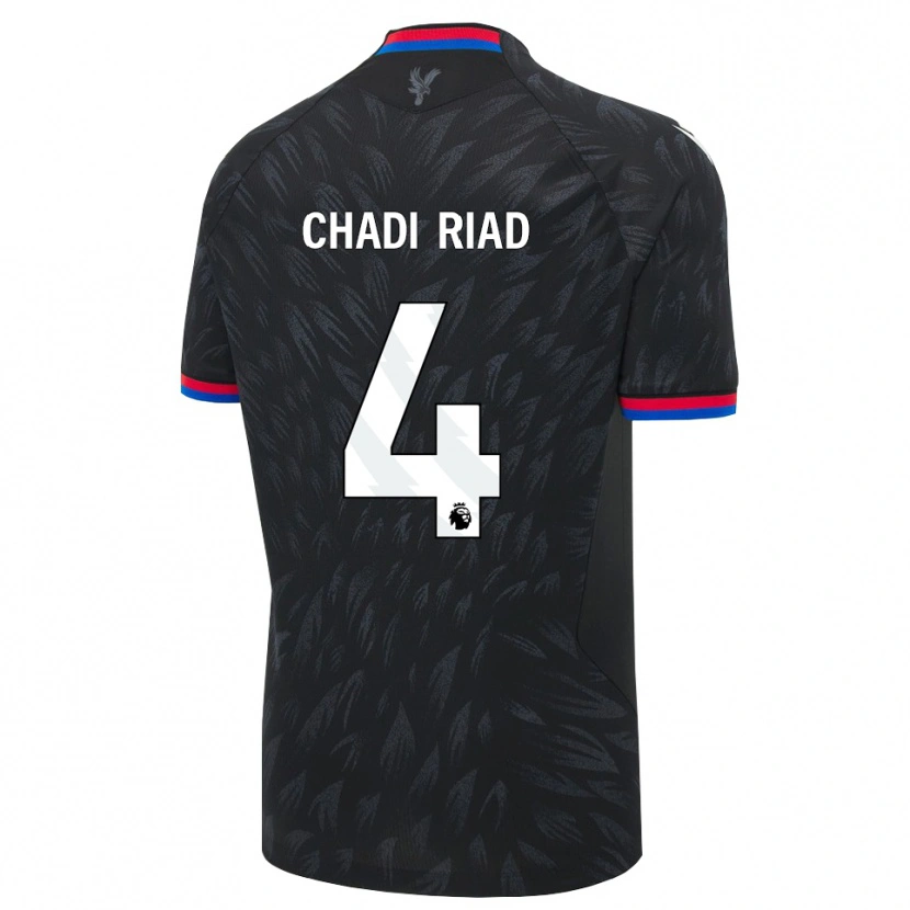 Danxen Herren Chadi Riad #4 Schwarz Blau Rot Auswärtstrikot Trikot 2026/27 T-Shirt Österreich