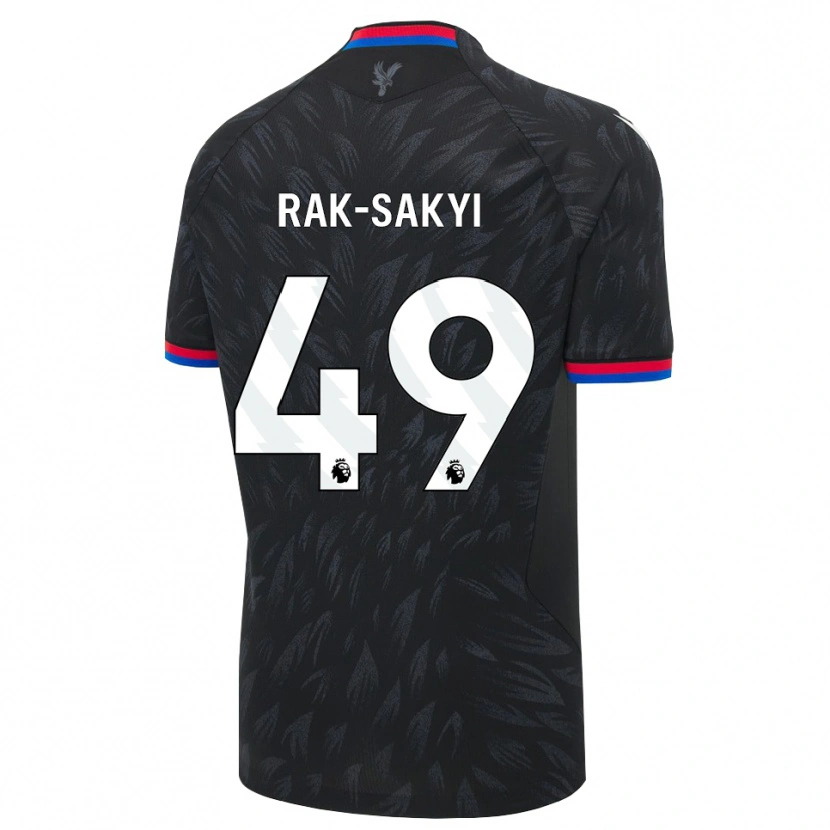Danxen Herren Jesurun Rak-Sakyi #49 Schwarz Blau Rot Auswärtstrikot Trikot 2026/27 T-Shirt Österreich