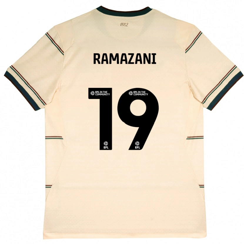 Danxen Herren Largie Ramazani #19 Beige Burgund Auswärtstrikot Trikot 2026/27 T-Shirt Österreich