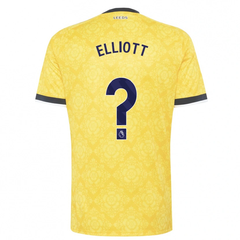 Danxen Herren Izzy Elliott #0 Gelb Weiß Schwarz Auswärtstrikot Trikot 2026/27 T-Shirt Österreich