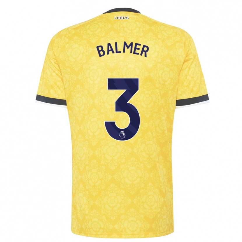 Danxen Herren Liam Balmer #3 Gelb Weiß Schwarz Auswärtstrikot Trikot 2026/27 T-Shirt Österreich