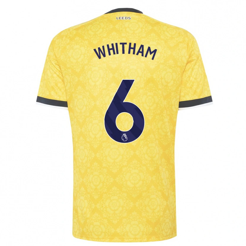 Danxen Herren Danielle Whitham #6 Gelb Weiß Schwarz Auswärtstrikot Trikot 2026/27 T-Shirt Österreich