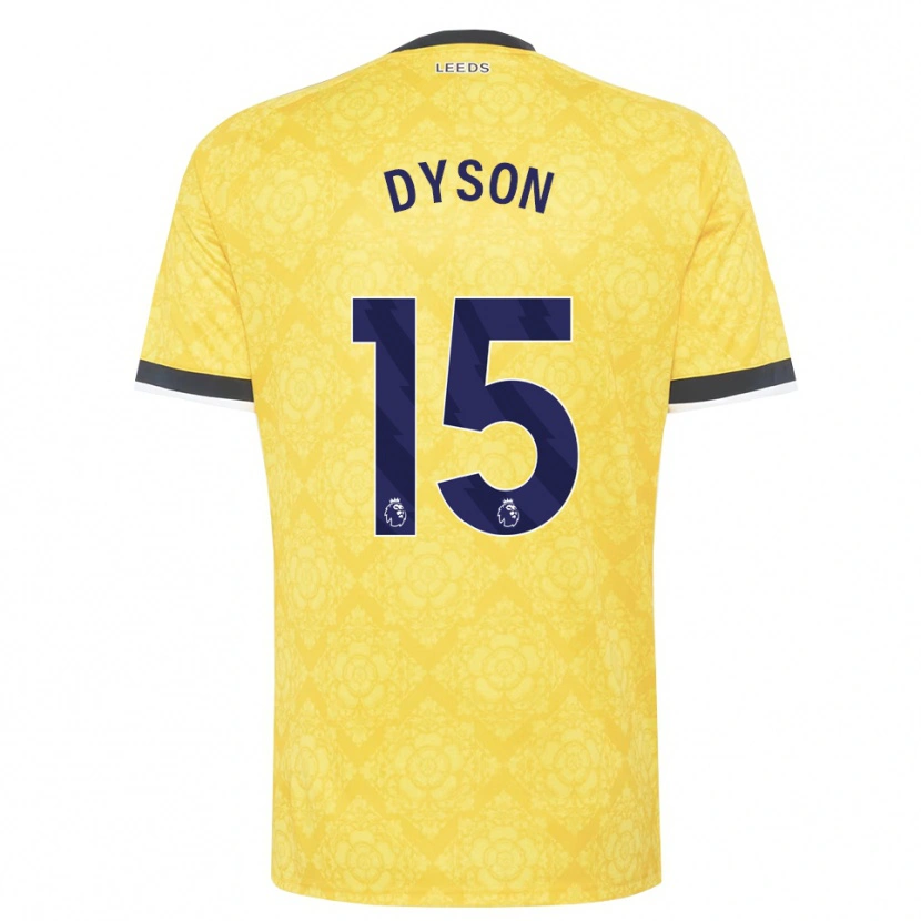 Danxen Herren Ryan Dyson #15 Gelb Weiß Schwarz Auswärtstrikot Trikot 2026/27 T-Shirt Österreich