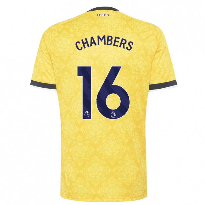 Danxen Herren Lloyd Chambers #16 Gelb Weiß Schwarz Auswärtstrikot Trikot 2026/27 T-Shirt Österreich