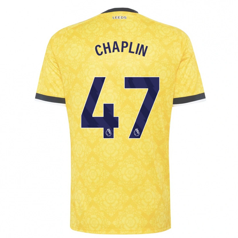 Danxen Herren Rhys Chadwick #47 Gelb Weiß Schwarz Auswärtstrikot Trikot 2026/27 T-Shirt Österreich
