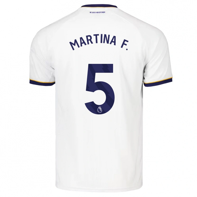 Danxen Herren Martina Fernández #5 Mitternachtsblau Weiß Gelb Auswärtstrikot Trikot 2026/27 T-Shirt Österreich