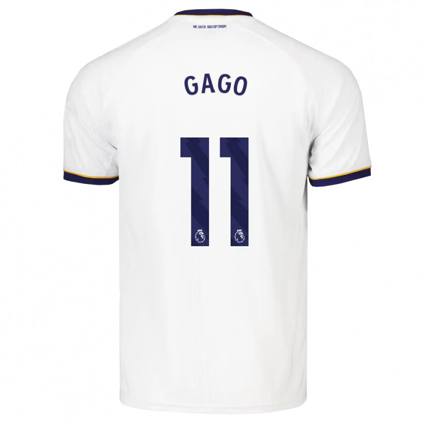 Danxen Herren Kelly Gago #11 Mitternachtsblau Weiß Gelb Auswärtstrikot Trikot 2026/27 T-Shirt Österreich