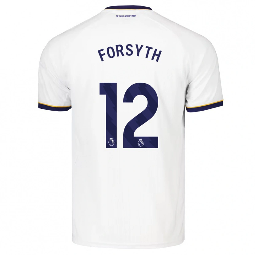 Danxen Herren Luke Forsyth #12 Mitternachtsblau Weiß Gelb Auswärtstrikot Trikot 2026/27 T-Shirt Österreich