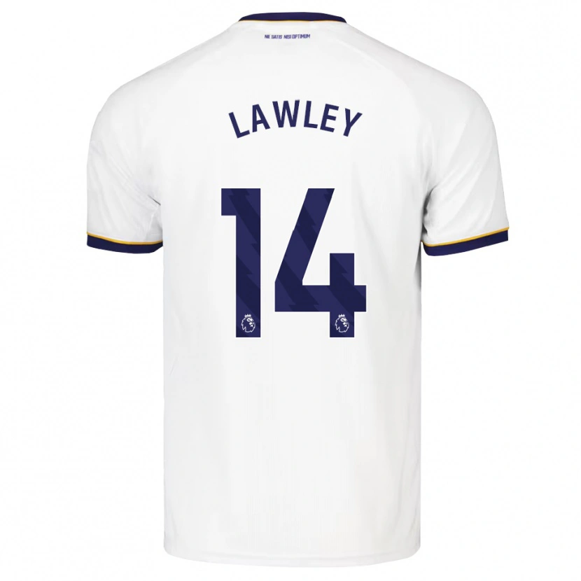 Danxen Herren Melissa Lawley #14 Mitternachtsblau Weiß Gelb Auswärtstrikot Trikot 2026/27 T-Shirt Österreich