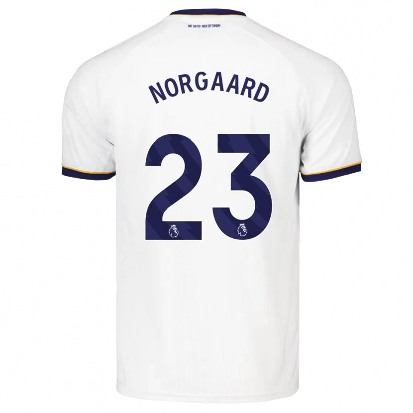 Danxen Herren Christian Nørgaard #23 Mitternachtsblau Weiß Gelb Auswärtstrikot Trikot 2026/27 T-Shirt Österreich