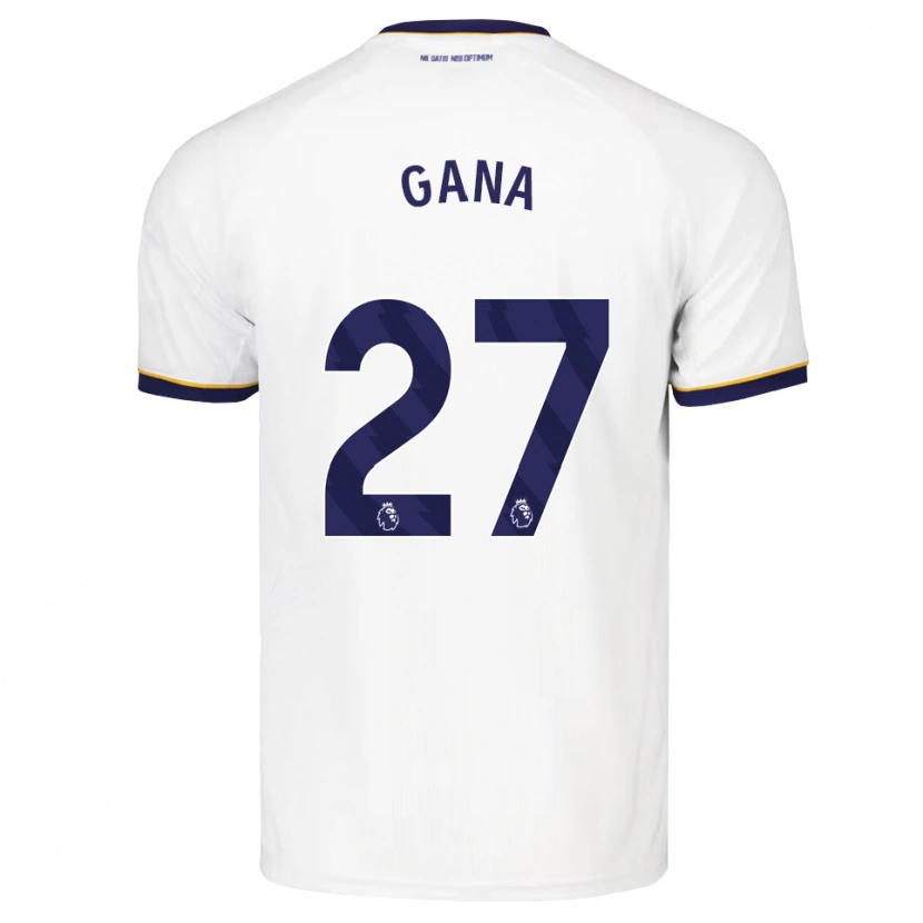 Danxen Herren Idrissa Gueye #27 Mitternachtsblau Weiß Gelb Auswärtstrikot Trikot 2026/27 T-Shirt Österreich