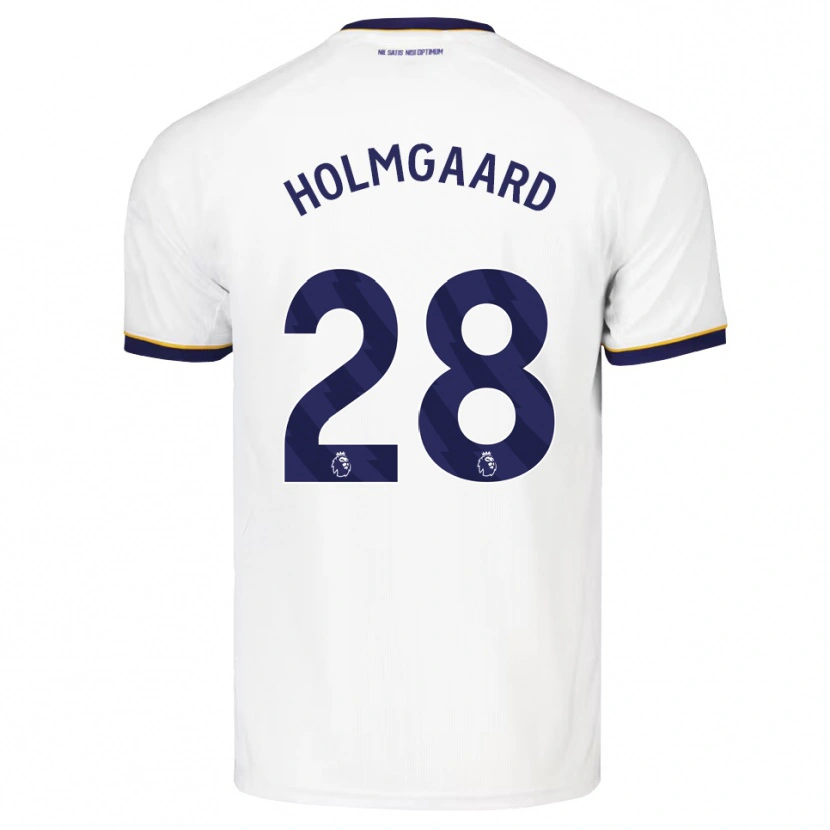 Danxen Herren Karen Holmgaard #28 Mitternachtsblau Weiß Gelb Auswärtstrikot Trikot 2026/27 T-Shirt Österreich
