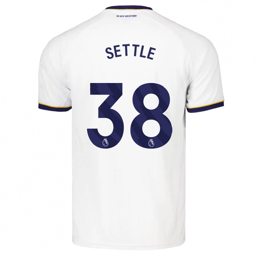 Danxen Herren Macy Settle #38 Mitternachtsblau Weiß Gelb Auswärtstrikot Trikot 2026/27 T-Shirt Österreich