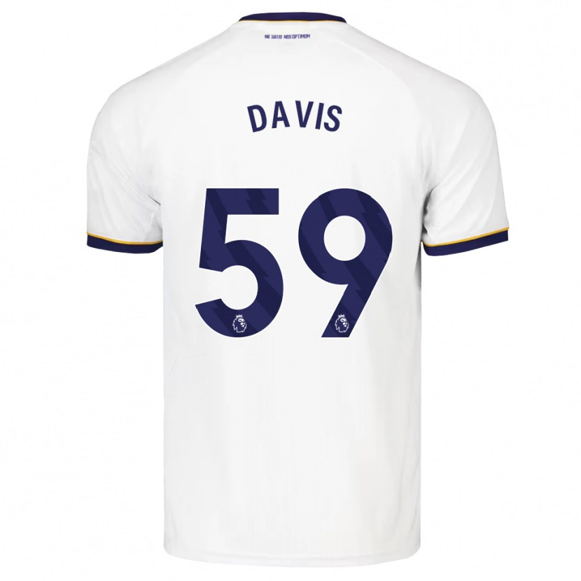 Danxen Herren Luca Davis #59 Mitternachtsblau Weiß Gelb Auswärtstrikot Trikot 2026/27 T-Shirt Österreich