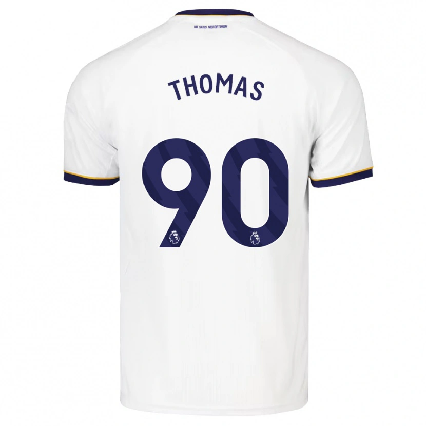 Danxen Herren Aled Thomas #90 Mitternachtsblau Weiß Gelb Auswärtstrikot Trikot 2026/27 T-Shirt Österreich