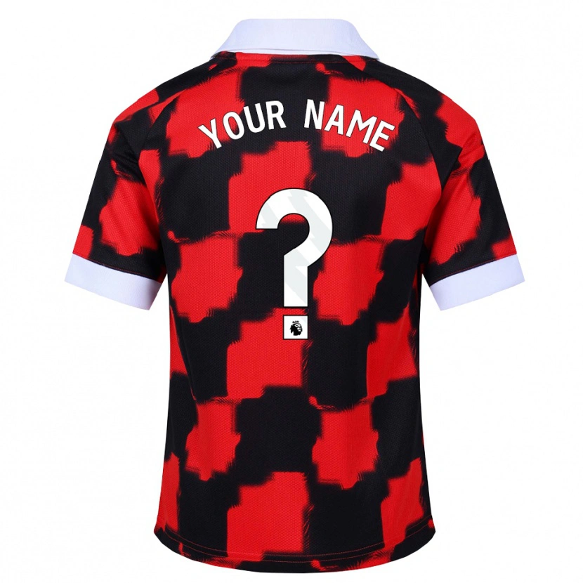 Danxen Herren Ihren Namen #0 Rot Weiß Schwarz Auswärtstrikot Trikot 2026/27 T-Shirt Österreich